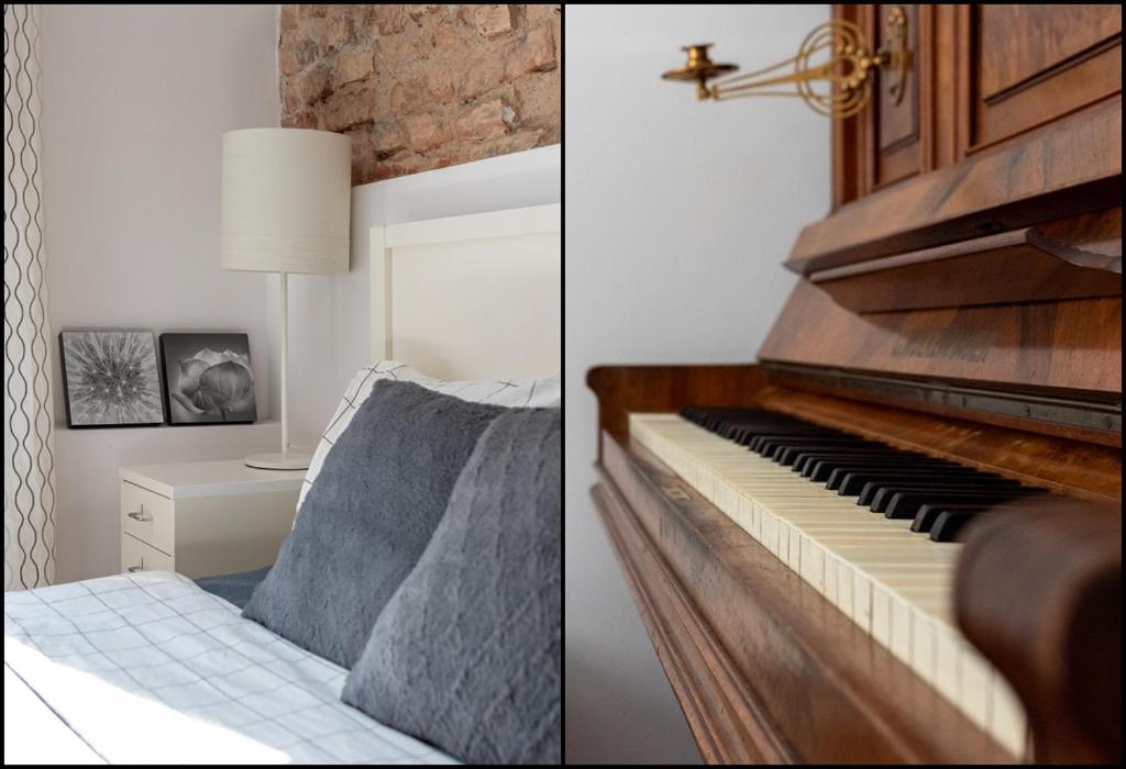 Piano Apartment W Sercu Starego Miasta Danzig Exterior foto